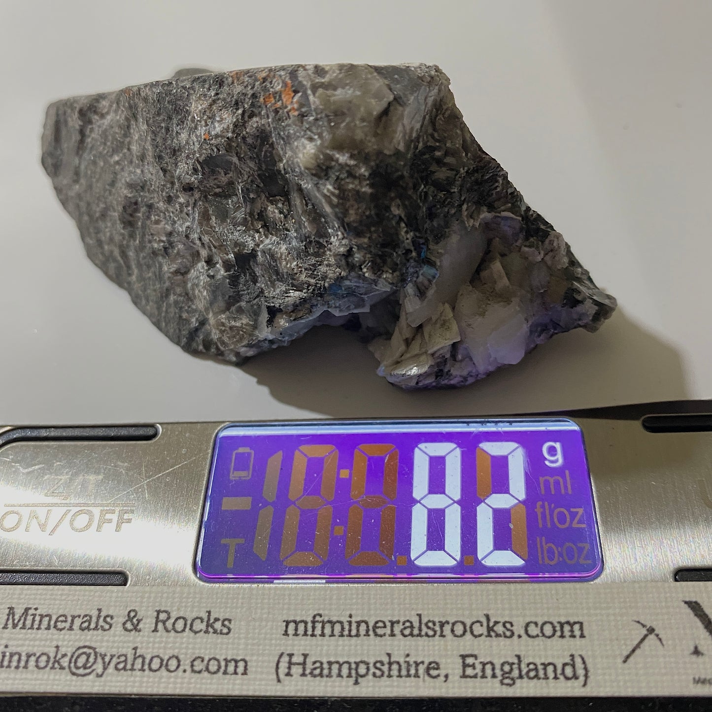 CERUSSITE FROM 3MMM MINE, BROKEN HILL, AUSTRALIA 82g MF1420