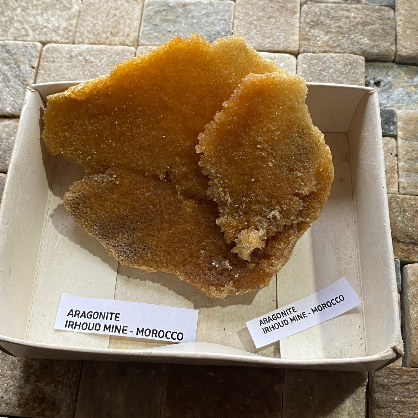 ARAGONITE : IRHOUD MINE, MARRAKESH-SAFI, MOROCCO. 67g. MF5092