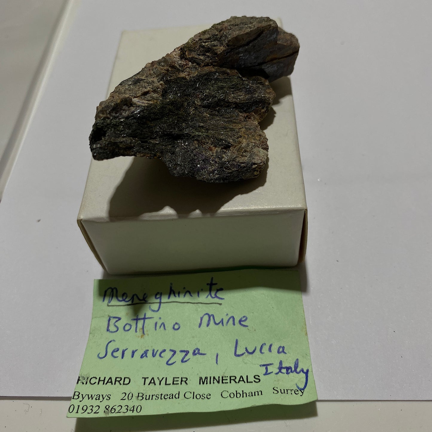 MENEGHINITE BOTTINO MINE, TUSCANY, ITALY 39g MF1453