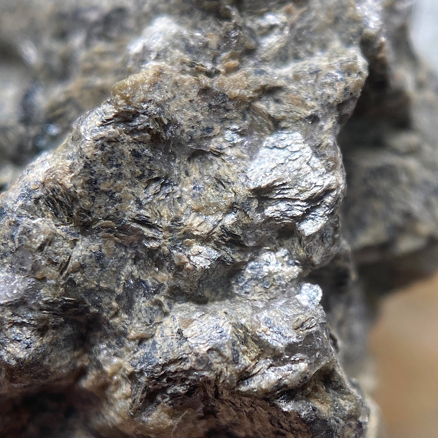 PINITE AFTER CORDIERITE : GREAT ROCK MINE, HENNOCK, TEIGNBRIDGE, DEVON  23g MF5093