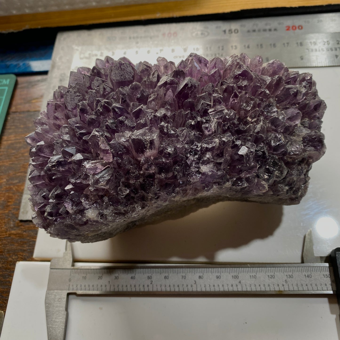 AMETHYST CRYSTAL ASSEMBALGE - ARTIGAS, URUGUAY 1620g. MF4166