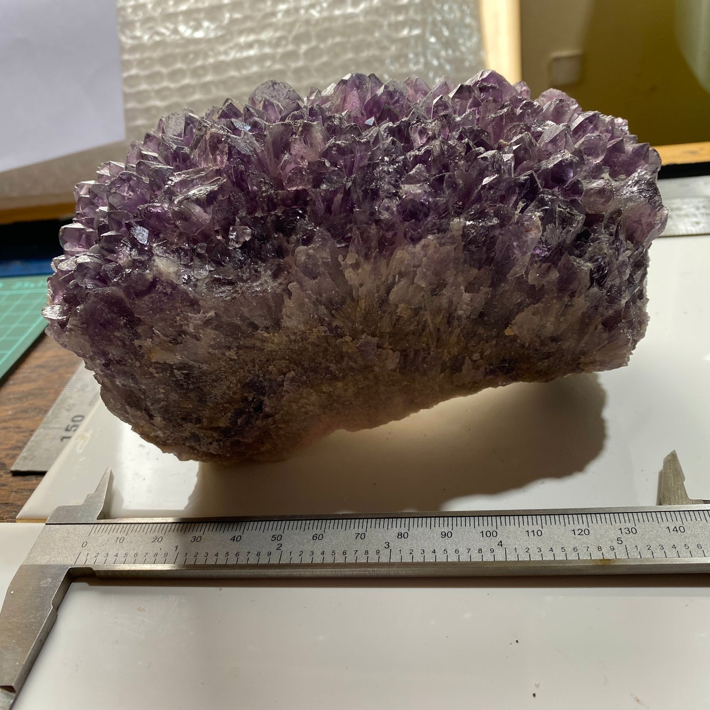 AMETHYST CRYSTAL ASSEMBALGE - ARTIGAS, URUGUAY 1620g. MF4166