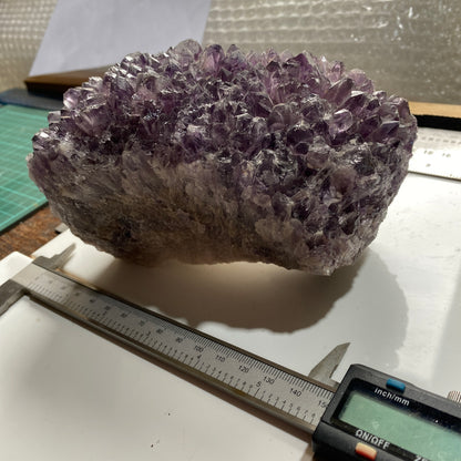 AMETHYST CRYSTAL ASSEMBALGE - ARTIGAS, URUGUAY 1620g. MF4166