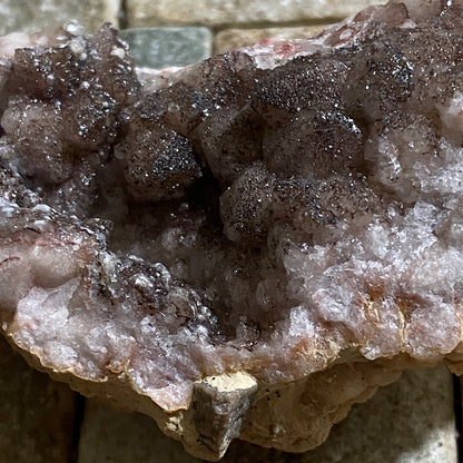 CALCITE/QUARTZ/GOETHITE ETC FROM DULCOTE QUARRY, ENGLAND 72g MF1427