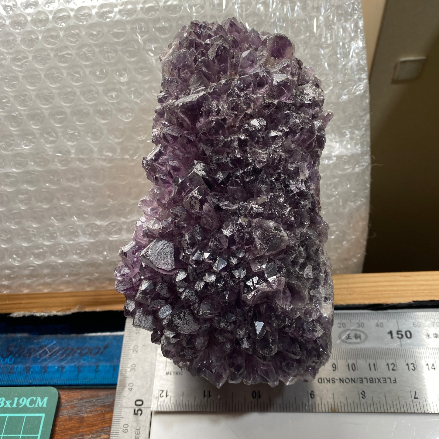 AMETHYST CRYSTAL ASSEMBALGE - ARTIGAS, URUGUAY 1620g. MF4166