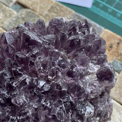 AMETHYST CRYSTAL ASSEMBALGE - ARTIGAS, URUGUAY 1620g. MF4166