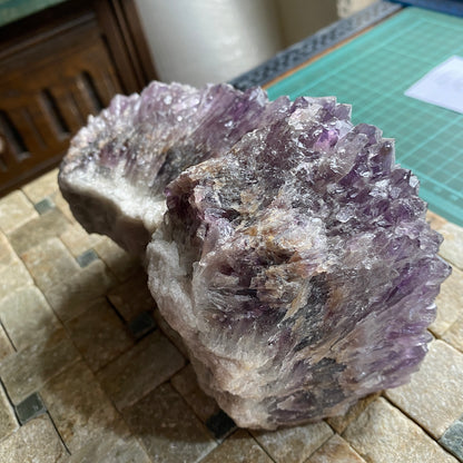 AMETHYST CRYSTAL ASSEMBALGE - ARTIGAS, URUGUAY 1620g. MF4166