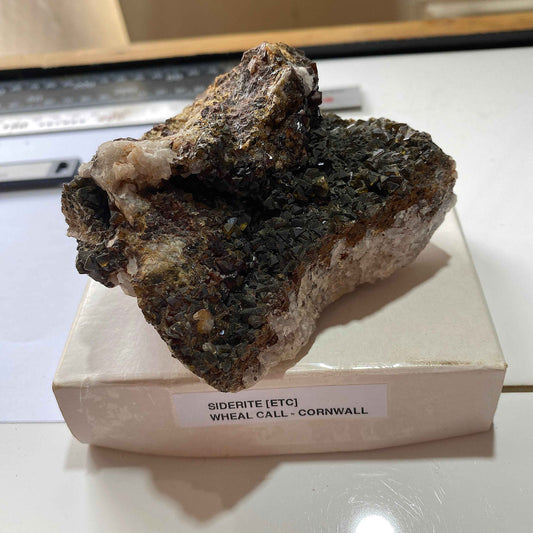 SIDERITE : WHEAL CALL, BOSWEDDEN MINE, ST JUST, CORNWALL. 348g. MF5095