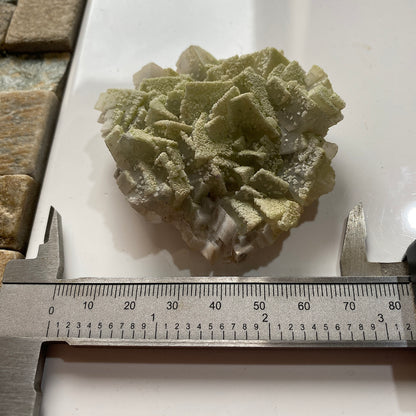 UNUSUAL CALCITE SPECIMEN FROM MASUA MINE, SARDINIA, ITALY. 74g  MF5096