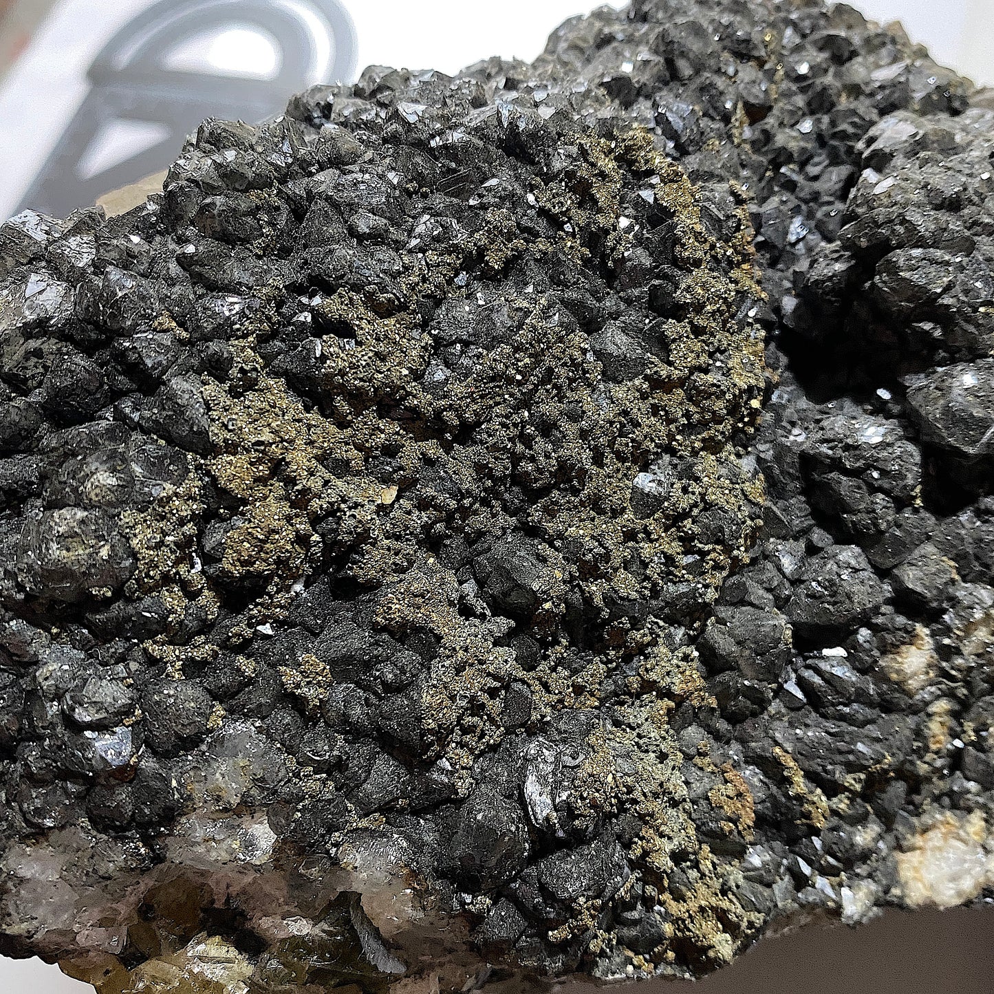 FLUORITE "MASSIVE" - BLACKDENE MINE, IRESHOPEBURN, CO DURHAM, ENGLAND SUBSTANTIAL 8.6kg MF4484