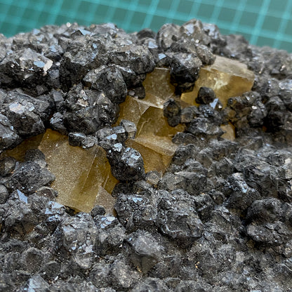 FLUORITE "MASSIVE" - BLACKDENE MINE, IRESHOPEBURN, CO DURHAM, ENGLAND SUBSTANTIAL 8.6kg MF4484