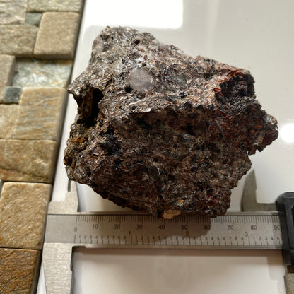 RHODOCHROSITE/MANGANESE OXIDES [ETC] : WHEAL COCK, BOTALLACK, ST JUST, CORNWALL 383g MF5099