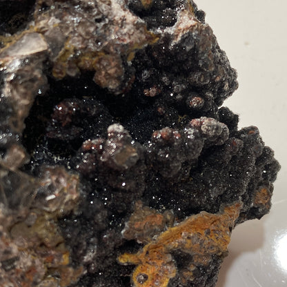 RHODOCHROSITE/MANGANESE OXIDES [ETC] : WHEAL COCK, BOTALLACK, ST JUST, CORNWALL 383g MF5099