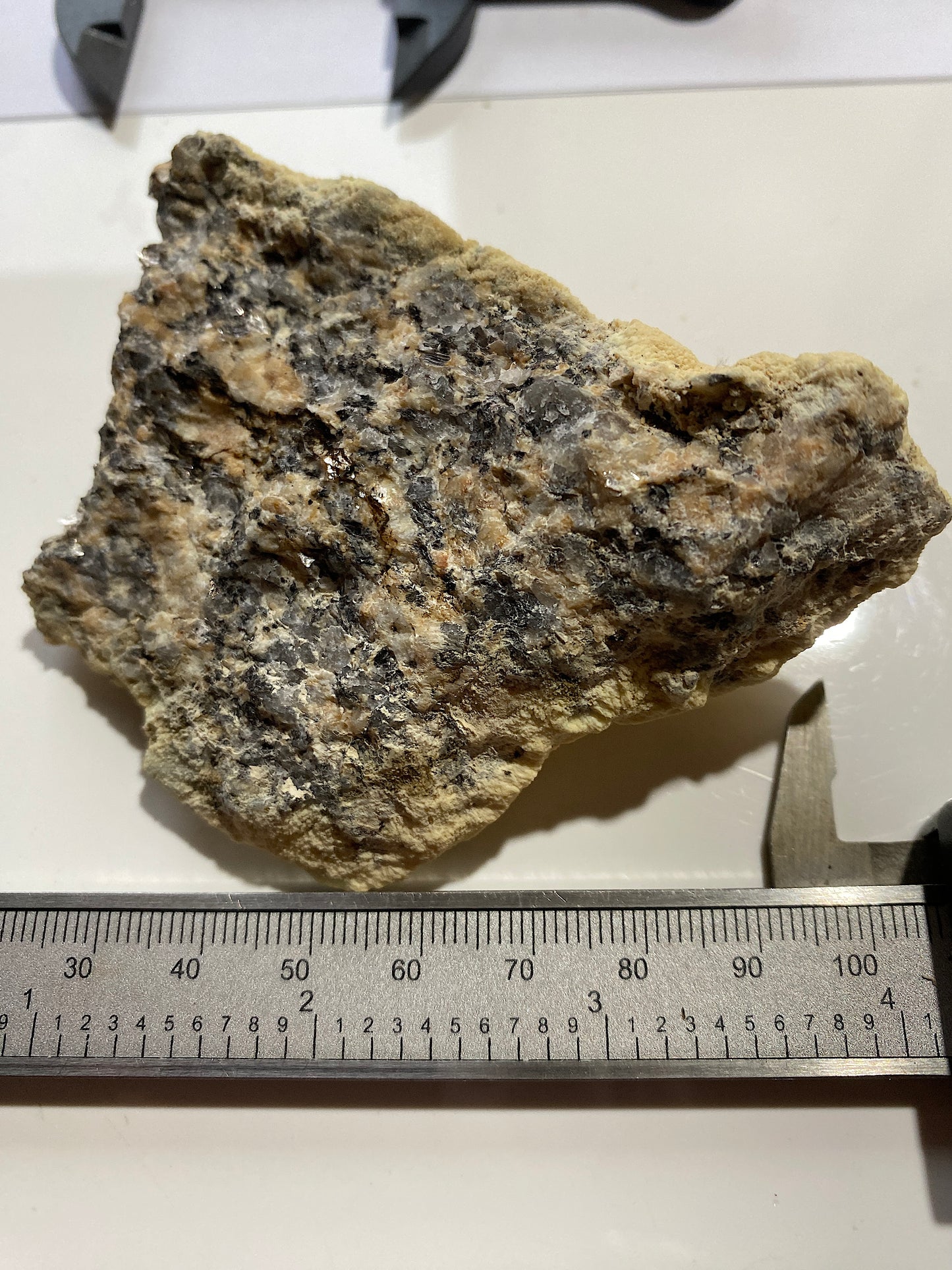 ALLOPHANE [ON GRANITE] : HAWKSWOOD MINE, NORTH HILL, CORNWALL  133g. MF5102