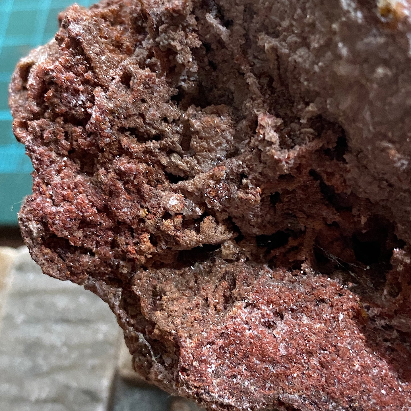 CALCITE ON FERROUS MATRIX - FROM A SOUTH AMERICAN MINERAL COLLECTION 650g MF4489