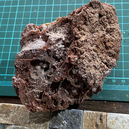 CALCITE ON FERROUS MATRIX - FROM A SOUTH AMERICAN MINERAL COLLECTION 650g MF4489