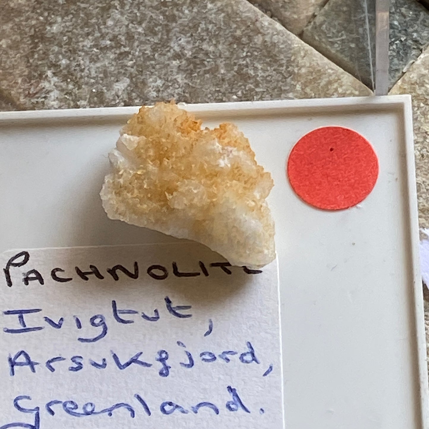 PACHNOLITE FROM IVIGTUT MINE, GREENLAND, 2g MF1925