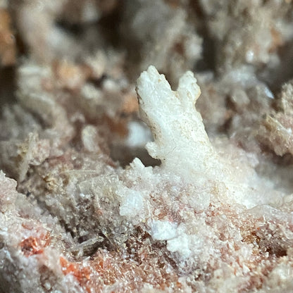 CALCITE ON FERROUS MATRIX - FROM A SOUTH AMERICAN MINERAL COLLECTION 650g MF4489