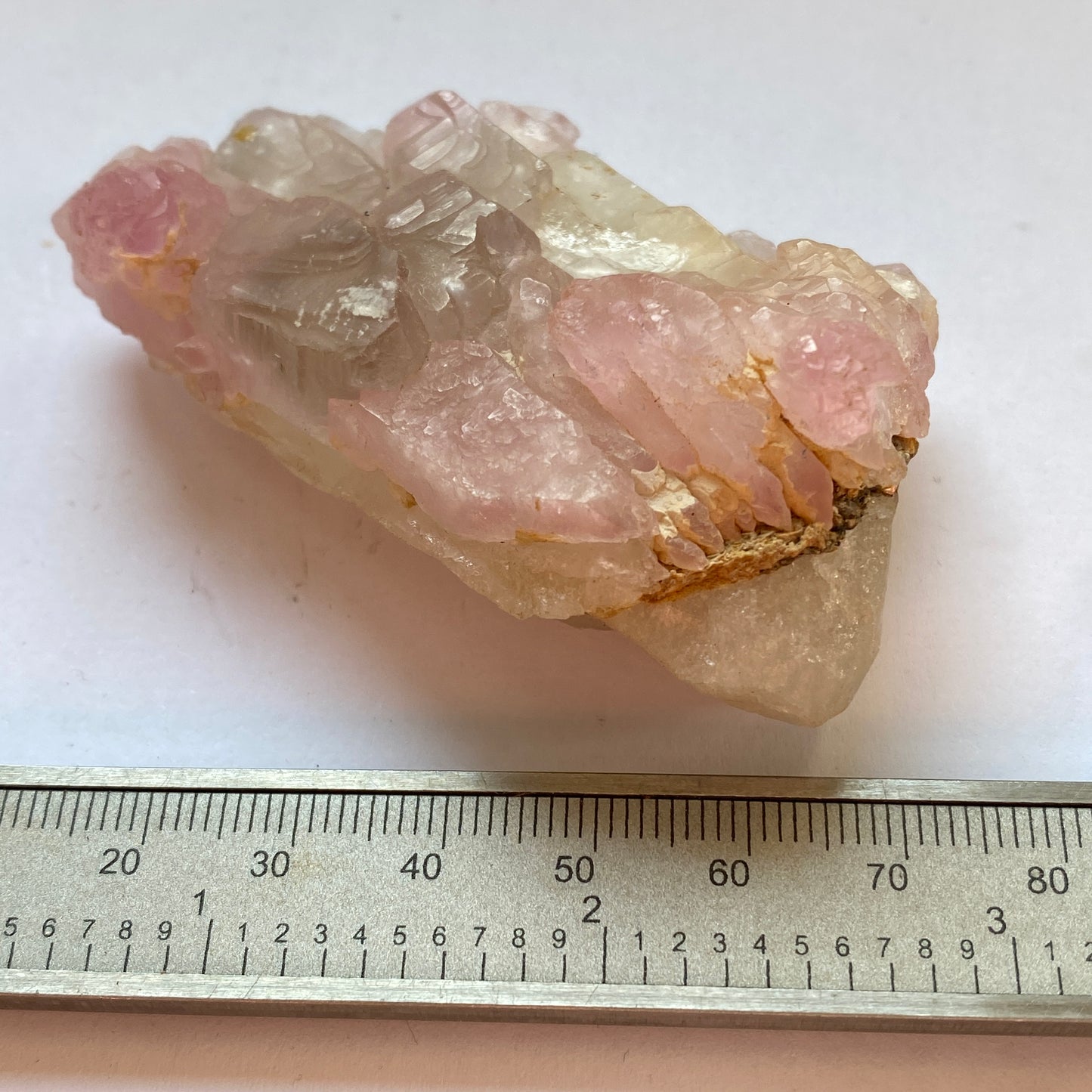 ROSE QUARTZ, TAQUARAL, ITINGA, MINAS GERAIS, BRAZIL 88g MF1926