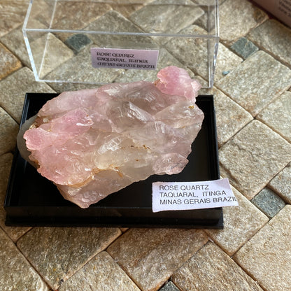 ROSE QUARTZ, TAQUARAL, ITINGA, MINAS GERAIS, BRAZIL 88g MF1926