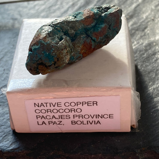 NATIVE COPPER FROM CORO CORO, LA PZ, BOLIVIA 28g MF1927