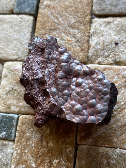 HEMATITE IRON ORE x 4 SPECIMENS : BECKERMET MINE, EGREMONT, CUMBRIA  94g [total]  MF5105