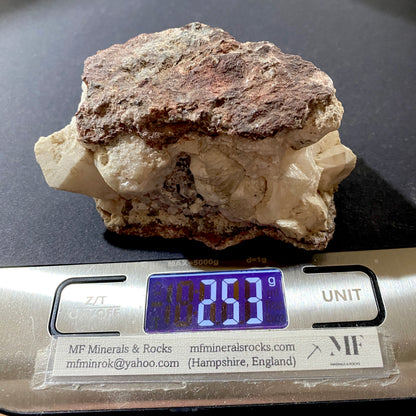 ANALCIME AVEC RHODOCHROSITE ETC DU QUÉBEC, CANADA 254g MF6624