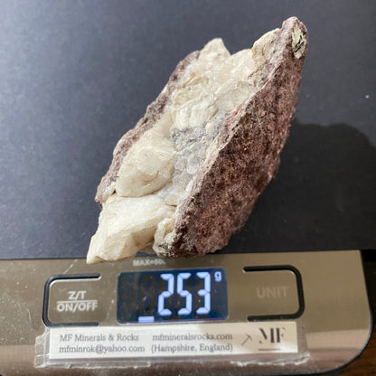 ANALCIME AVEC RHODOCHROSITE ETC DU QUÉBEC, CANADA 254g MF6624