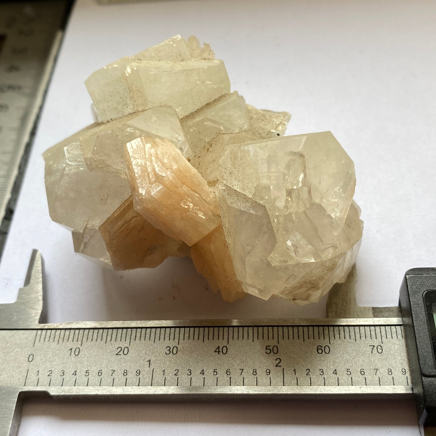 APOPHYLLITE WITH STILBITE, POONA, INDIA 150g MF1929