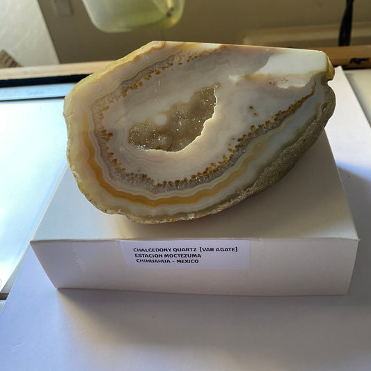 CHALCEDONY QUARTZ [VAT AGATE] - ESTACION MOCTEZUMA, CHIHUAHUA, MEXICO 622g MF4496