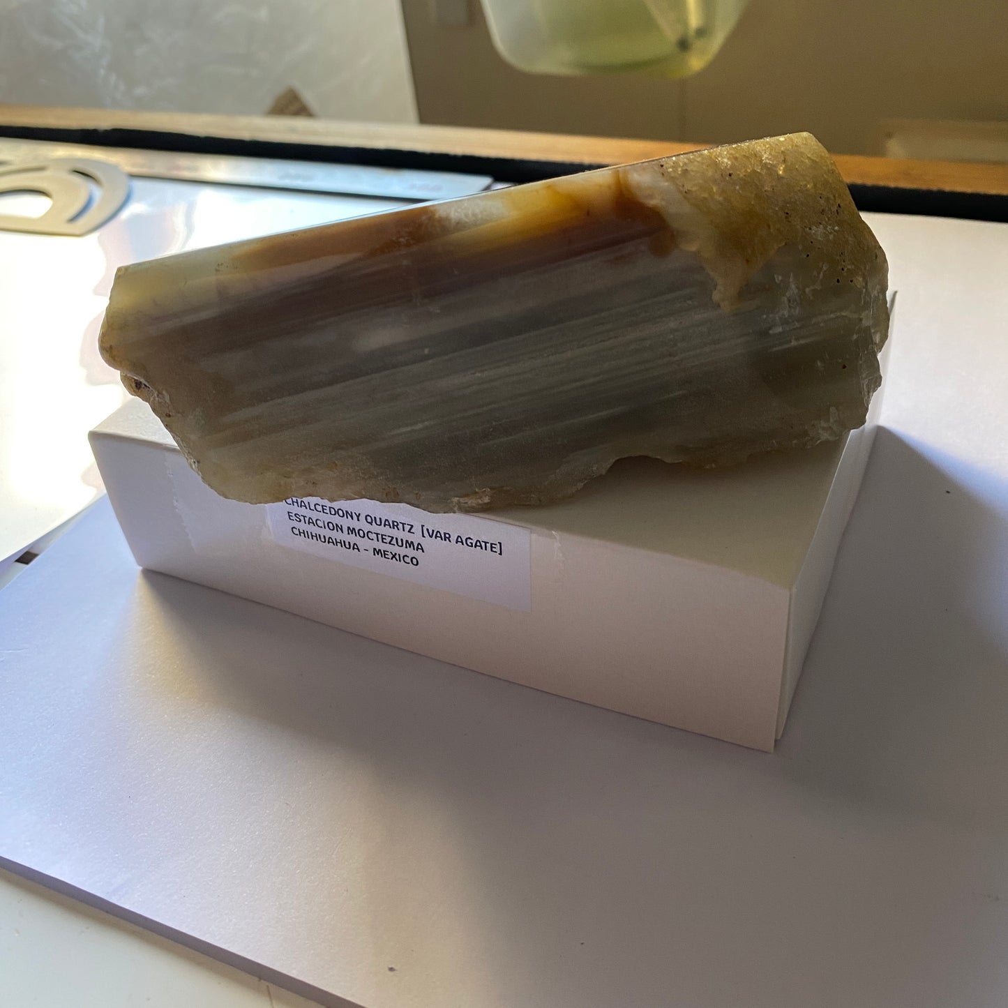 CHALCEDONY QUARTZ [VAT AGATE] - ESTACION MOCTEZUMA, CHIHUAHUA, MEXICO 622g MF4496