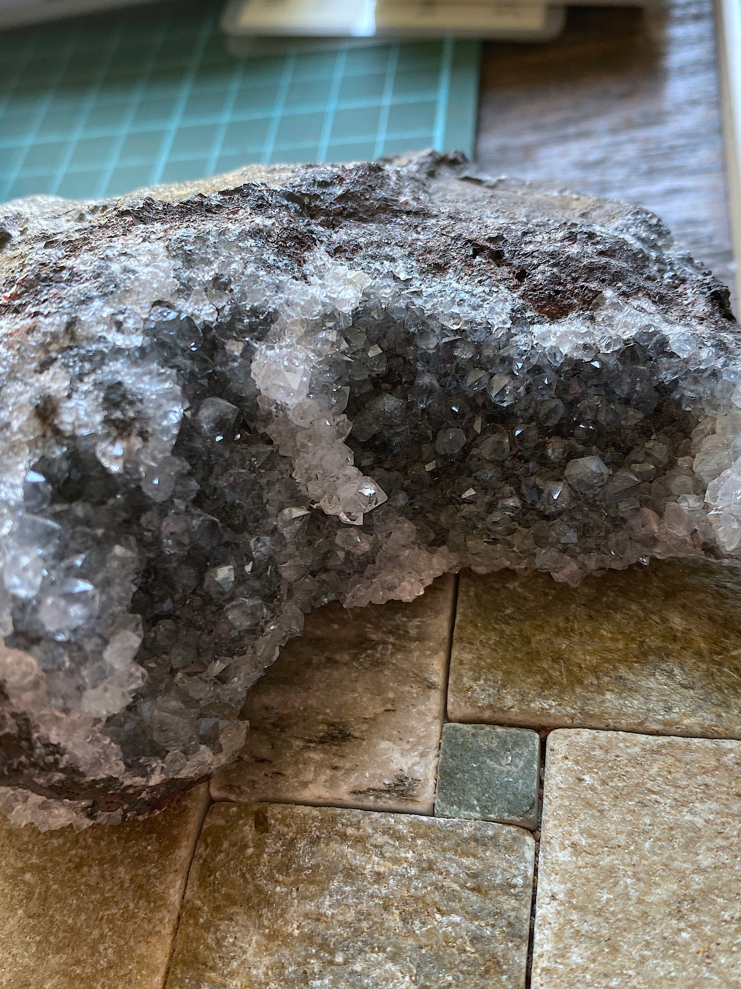 SMOKE QUARTZ FROM WHEAL DREA, CORNWALL  IMPRESSIVE SPECIMEN 550g MF5108