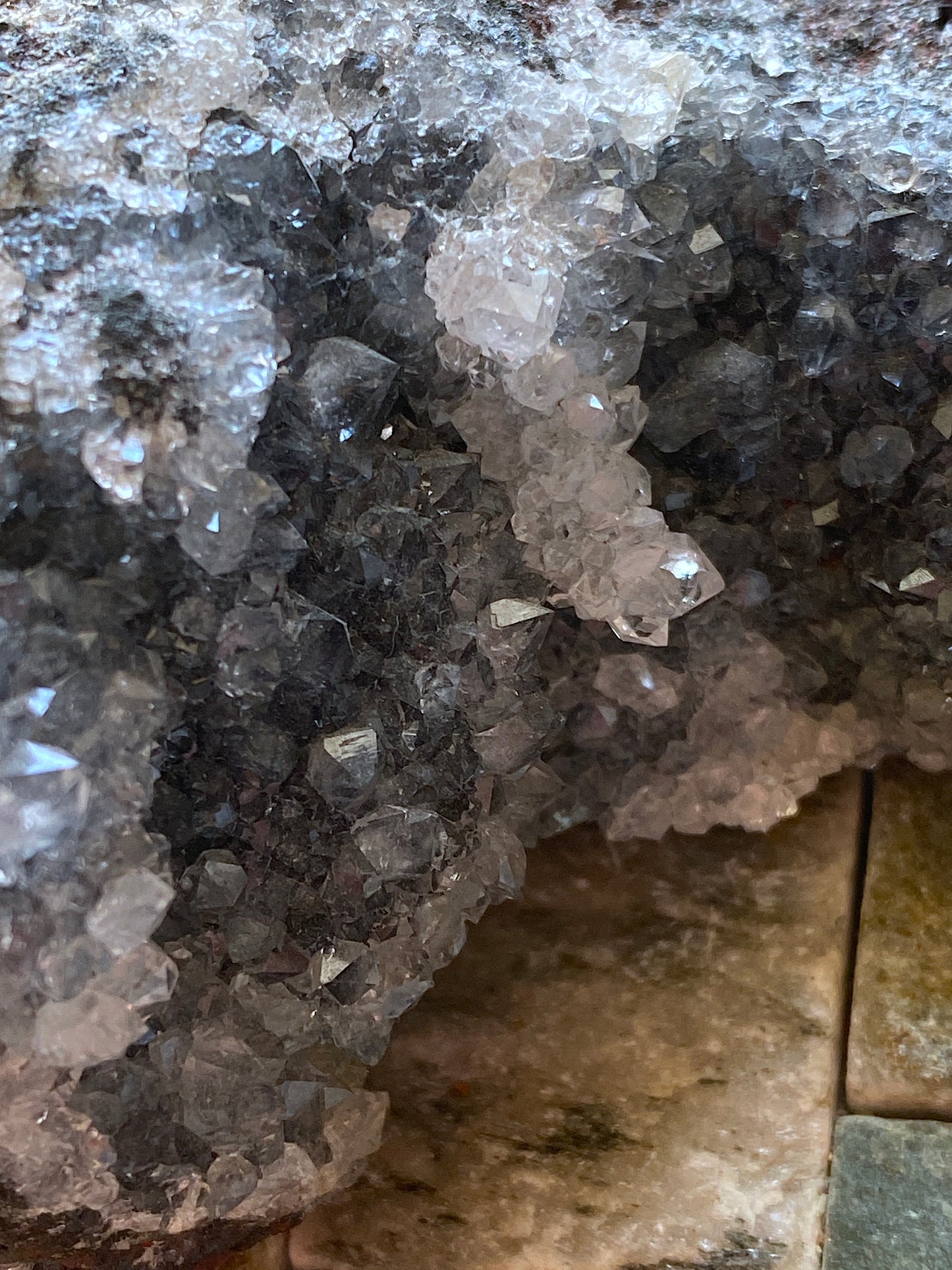 SMOKE QUARTZ FROM WHEAL DREA, CORNWALL  IMPRESSIVE SPECIMEN 550g MF5108