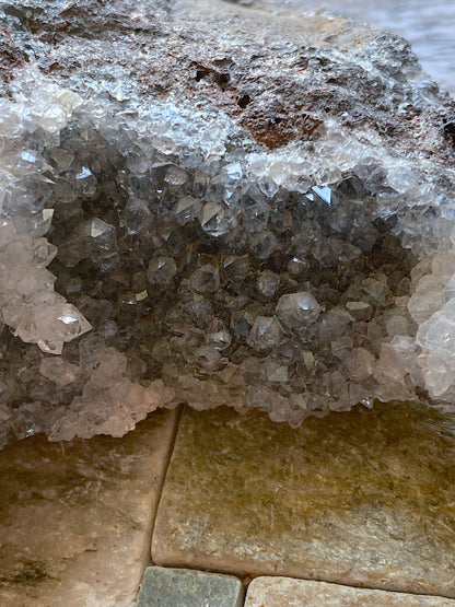 SMOKE QUARTZ FROM WHEAL DREA, CORNWALL  IMPRESSIVE SPECIMEN 550g MF5108