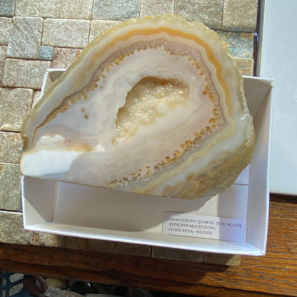 CHALCEDONY QUARTZ [VAT AGATE] - ESTACION MOCTEZUMA, CHIHUAHUA, MEXICO 622g MF4496