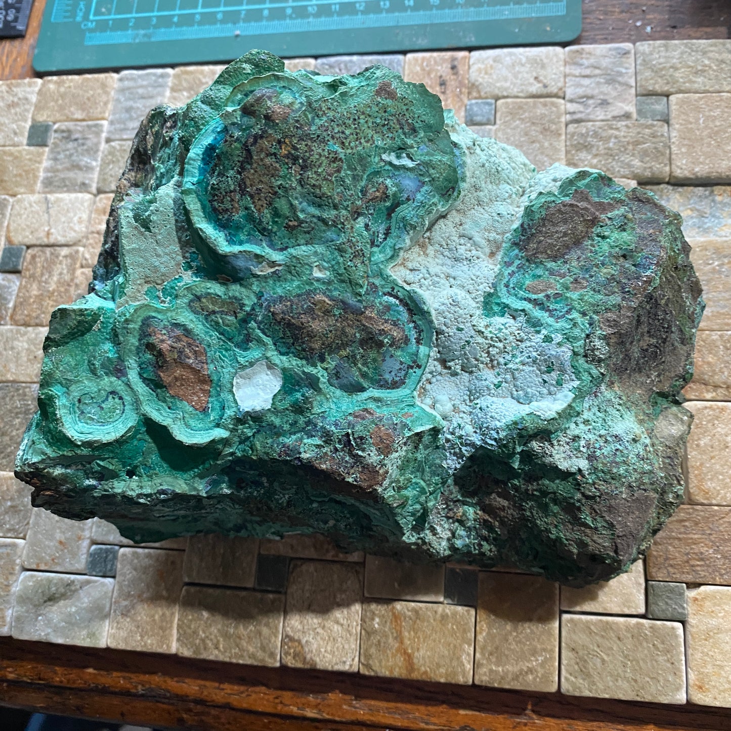 MALACHITE/CHRYSOCOLLA [ETC] - KASOMPE, CHINGOLA, COPPER BELT, ZAMBIA 2069g MF4498