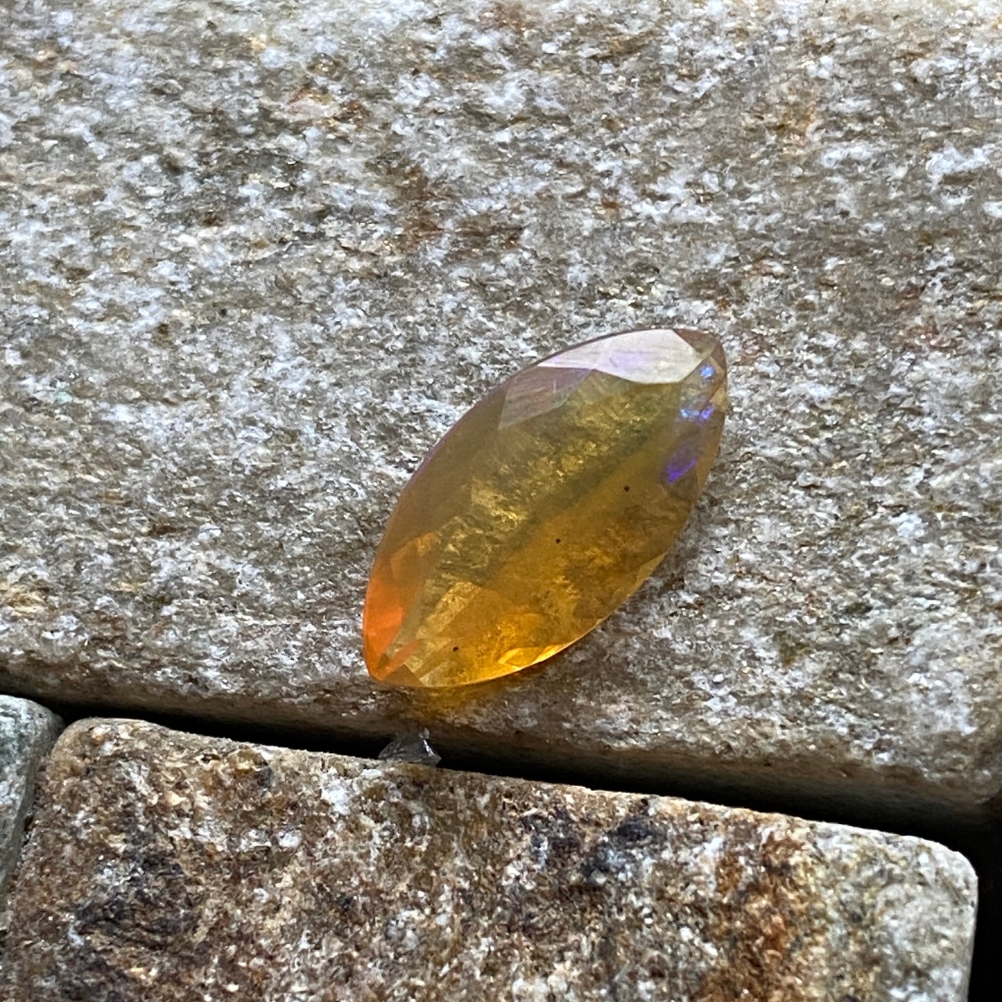 FIRE OPAL GEMSTONE - VOZNESENOVKA, KAZAKHSTAN  0.85Ct MFG5125