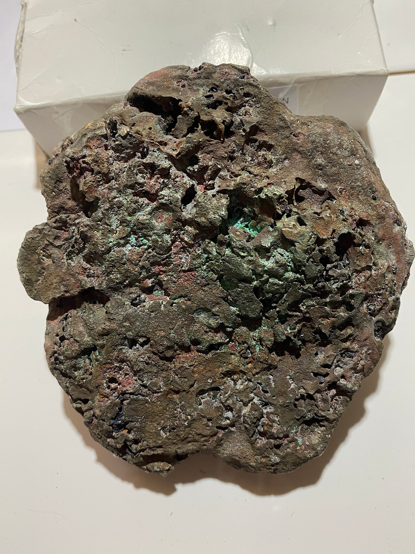 FASCINATING VERY DENSE COPPER BASED SPECIMEN FROM GREAT WORKS MINE, CORNWALL. 1875g MF5119