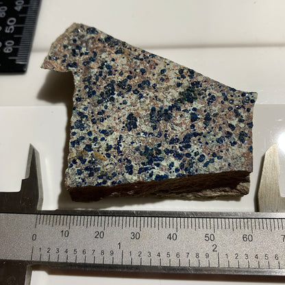 CORNETITE ON SANDSTONE MATRIX : L'TOILE DU CONGO MINE,  ZAIRE [D.R.C.] 59g MF1442