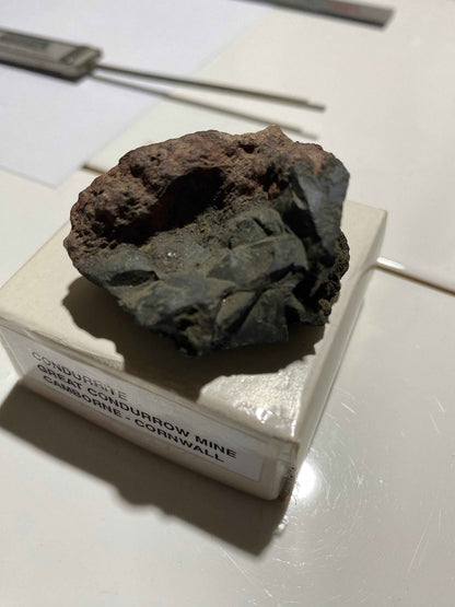 CONDURRITE [RARE] : GREAT CONDURROW MINE, TROON, CAMBORNE, CORNWALL   47g MF5121
