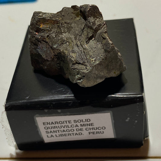ENARGITE [SOLID] : QUIRUVILCA MINE, SANTIAGO DE CHUCO, PERU. 106g MF1469