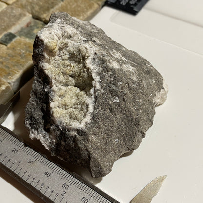 ANKERITE/CALCITE/PYRITE/CHALCOPYRITE SMALLCLEUGH MINE. 186g MF1419