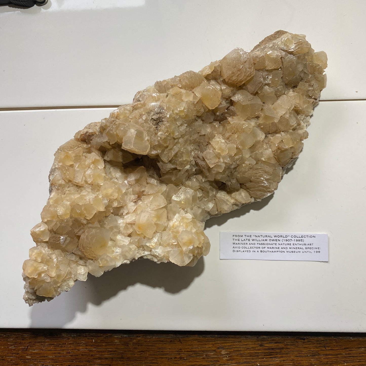 CALCITE CRYSTAL ASSEMBLAGE - TAFF'S WELL QUARRY, PENTYRCH, WALES 2650g MF4173