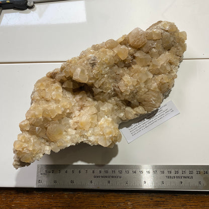 CALCITE CRYSTAL ASSEMBLAGE - TAFF'S WELL QUARRY, PENTYRCH, WALES 2650g MF4173