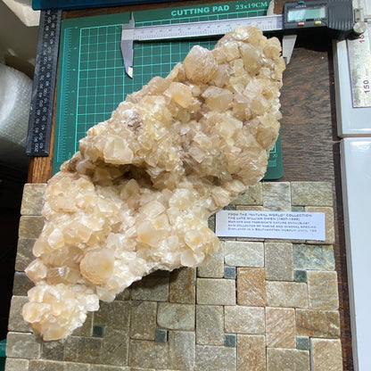 CALCITE CRYSTAL ASSEMBLAGE - TAFF'S WELL QUARRY, PENTYRCH, WALES 2650g MF4173