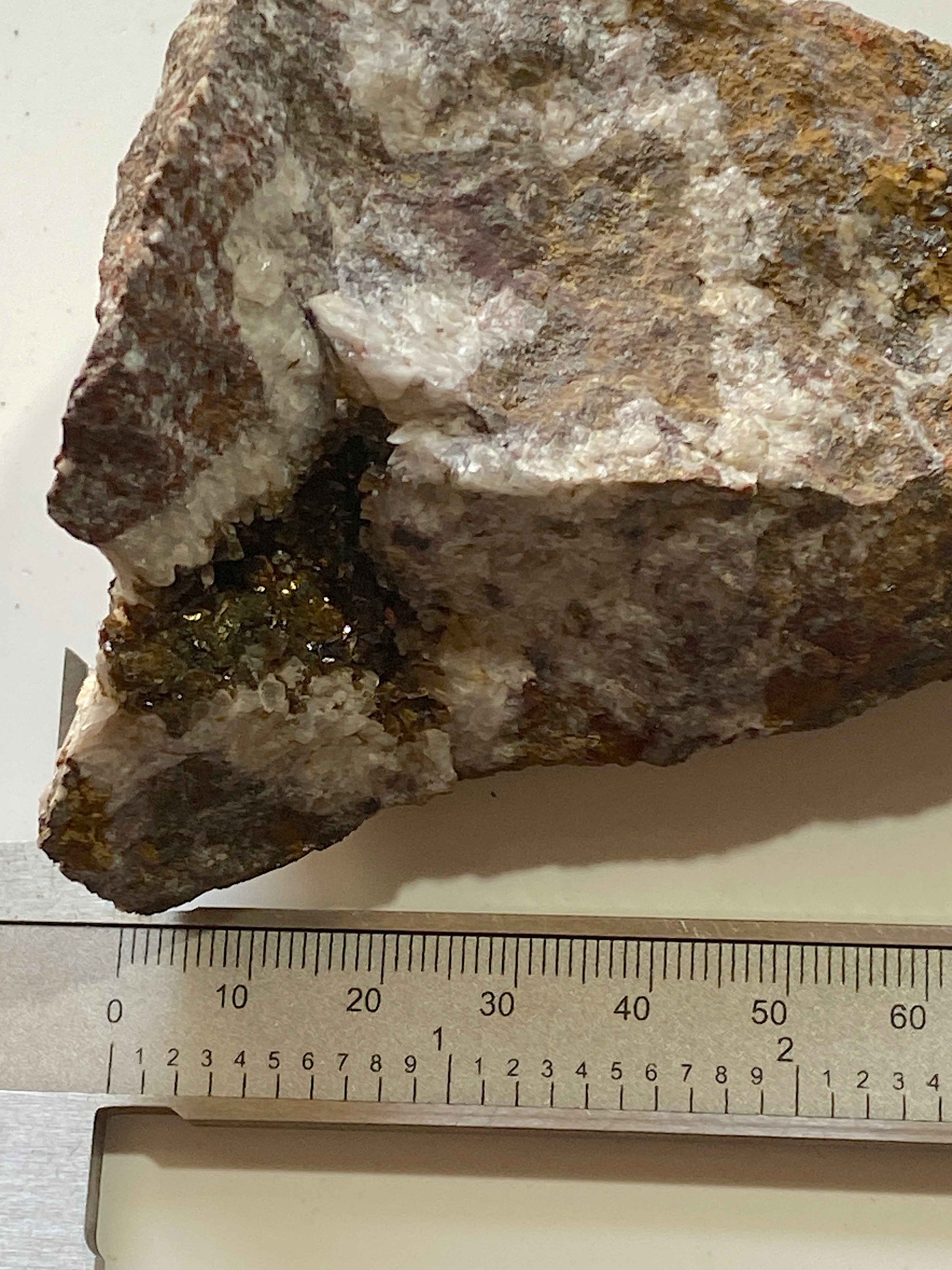 IRIDESCENT SIDERITE [ETC] : WHEAL EDWARD, BOTALLACK, ST JUST, CORNWALL 247g. MF5126