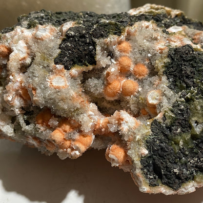 THOMSONITE WITH MESOLITE [ETC] - DESHGAON, MADHYA PRADESH, INDIA 463g. MF4174