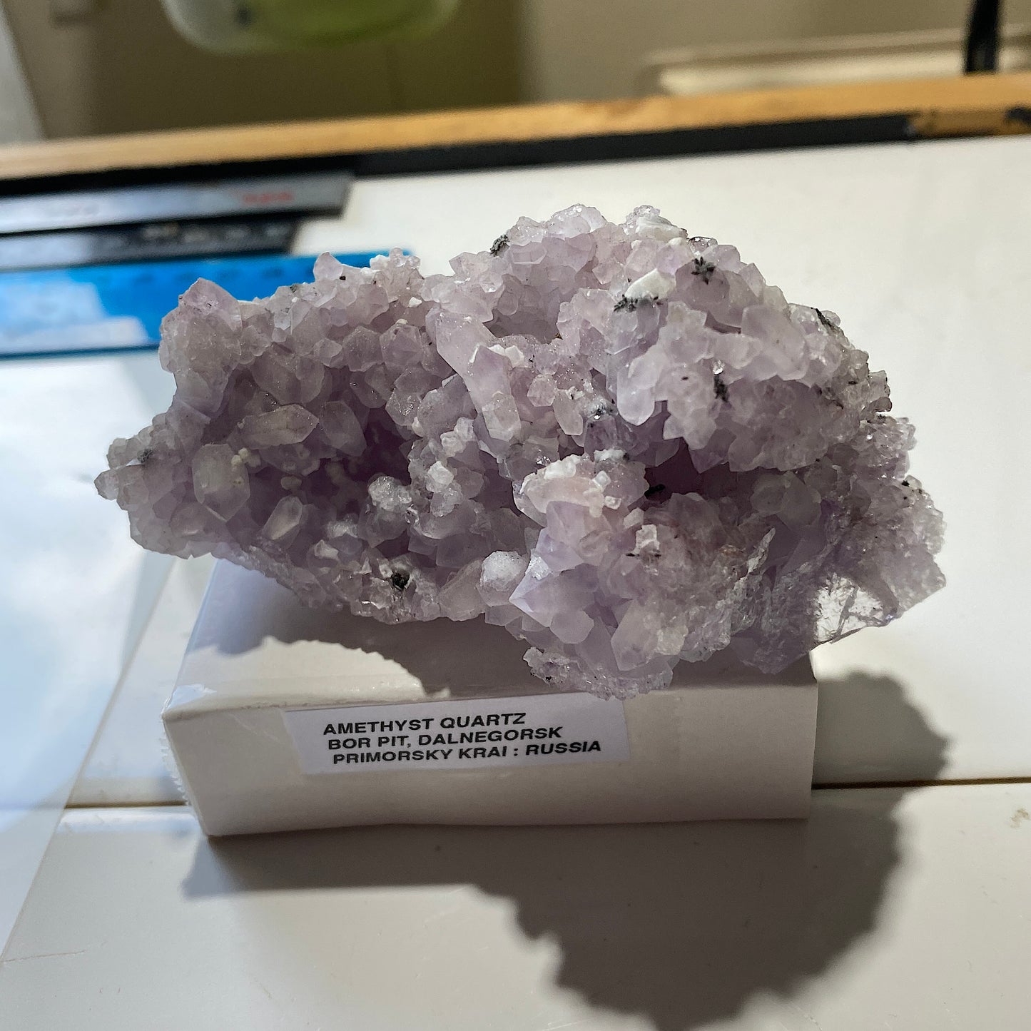 UNUSUAL & ATTRACTIVE AMETHYST QUARTZ SPECIMEN - BOR PIT, DALNEGORSK, RUSSIA 174g MF4503