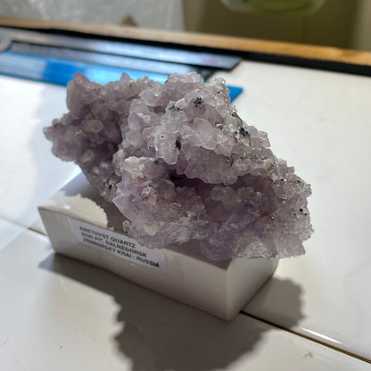 UNUSUAL & ATTRACTIVE AMETHYST QUARTZ SPECIMEN - BOR PIT, DALNEGORSK, RUSSIA 174g MF4503