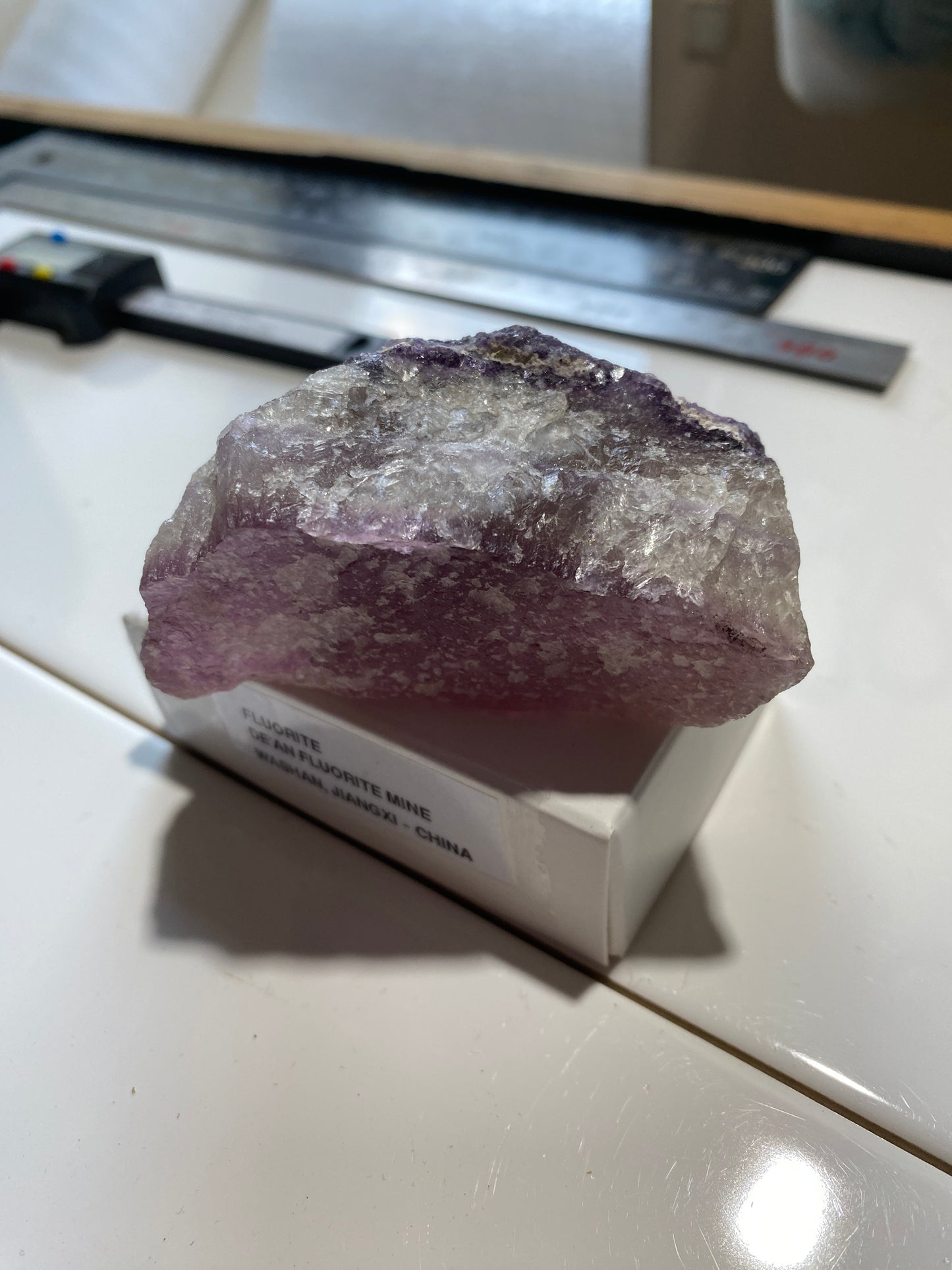 FLUORITE FROM DE'AN FLUORITE MINE, WASHAN, JIANGXI, CHINA. 175g MF5129